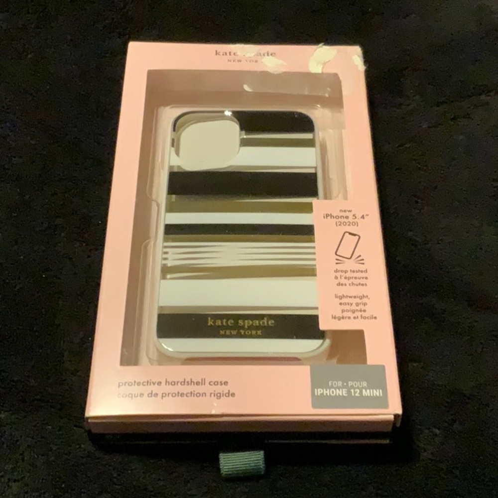 Kate Spade IPhone 12 mini Phone Case New in Box.